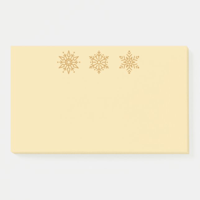 Post-it® Flammes de neige de vacances Post-it-Notes (Devant)