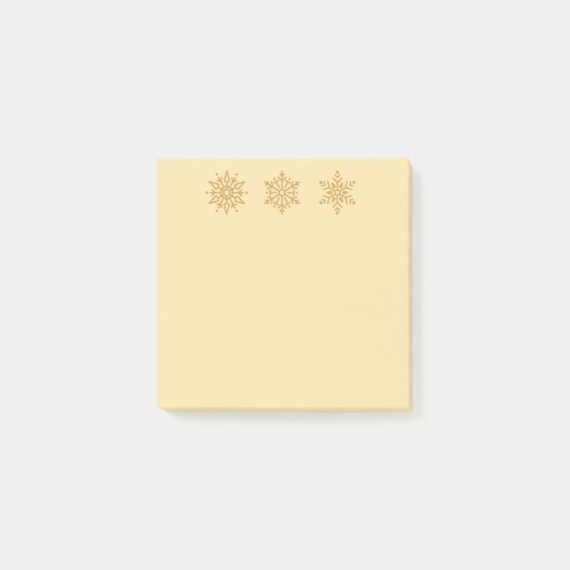 Post-it® Flammes de neige de vacances Post-it-Notes (Devant)