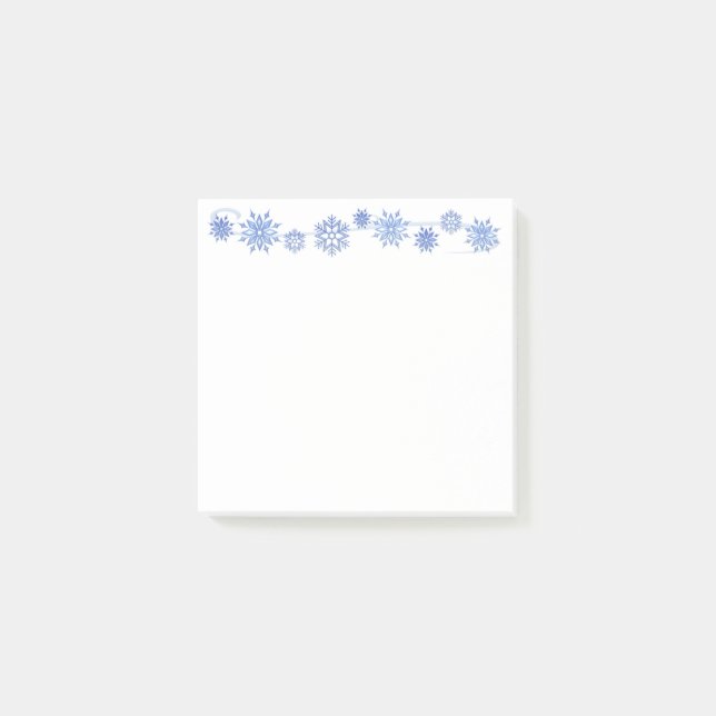 Post-it® Flammes de neige d'hiver Post-it-Notes (Devant)