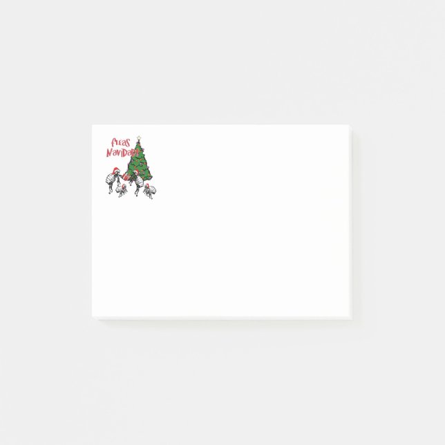Post-it® Fleas Navidad - Les puces de Noël (Devant)