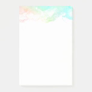 Post-it® Flèches Abstraites vert et bleu