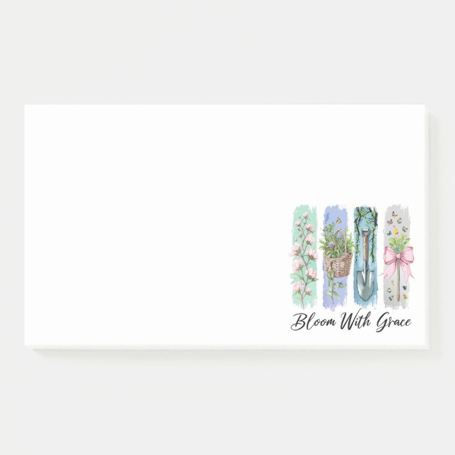 Post-it® Fleur avec Grace Garden Floral Art (Devant)
