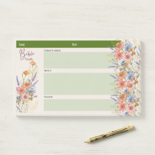 Post-it® Fleur BIBLE ÉTUDE NOTES Foi chrétienne Dons