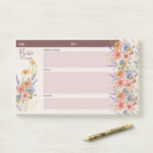 Post-it® Fleur BIBLE ÉTUDE NOTES Foi chrétienne Dons