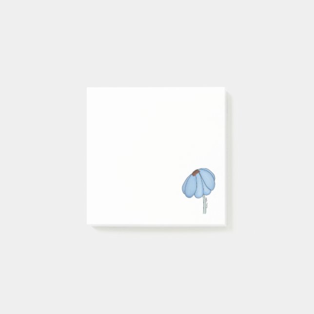 Post-it® Fleur Bleue (Devant)