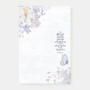 Post-it® Fleur de confiance dans le Seigneur