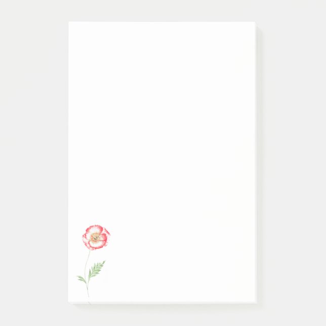Post-it® Fleur de pavot sauvage (Devant)