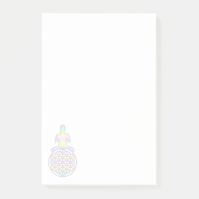 Post-it® Fleur de vie / Blume des Lebens - Bouddha (Devant)