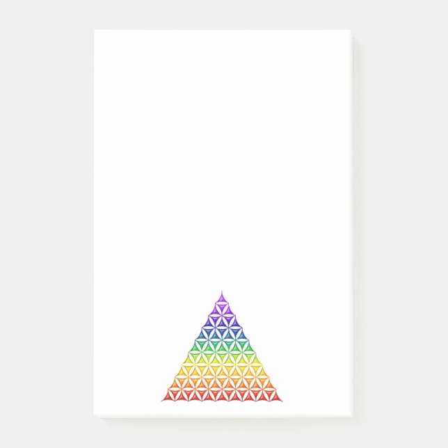 Post-it® Fleur de vie / Blume des Lebens - chakra pyramidal (Devant)