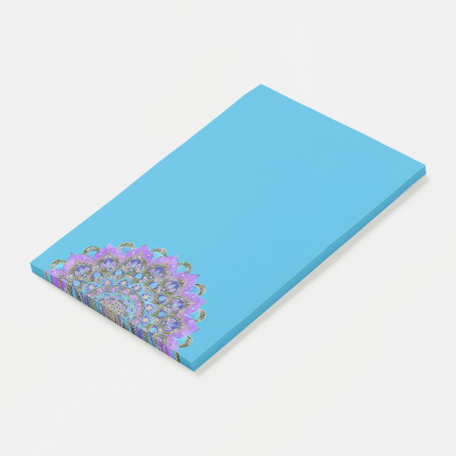 Post-it® Fleur de Vie - Mandala Style Inde 2 (Incliné)