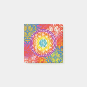 Post-it® Fleur de vie mandala zen
