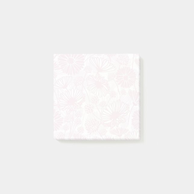 Post-it® Fleur douce (rose | BLANCHE) (Devant)