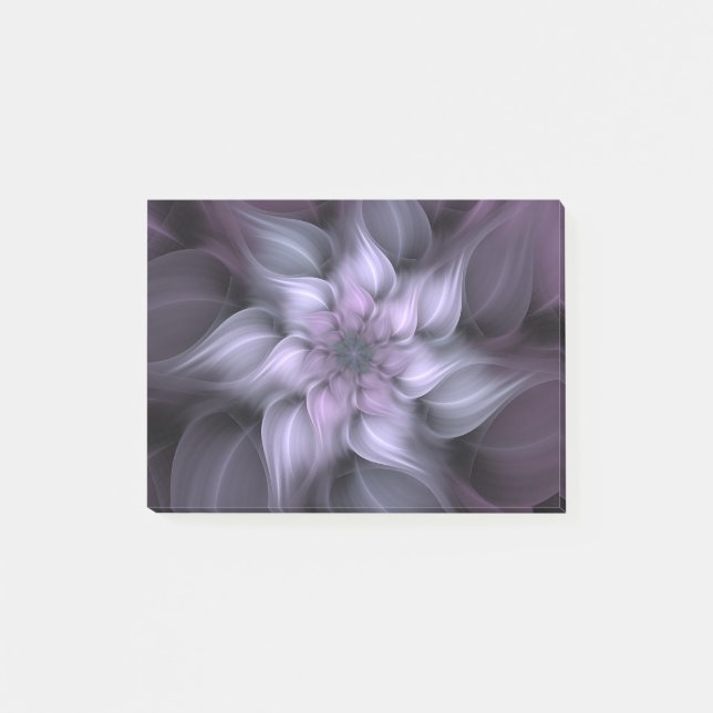 Post-it® Fleur fractale violette (Devant)