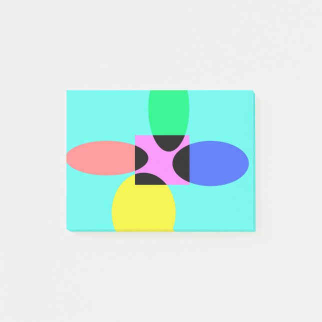 Post-it® Fleur futuriste (Devant)