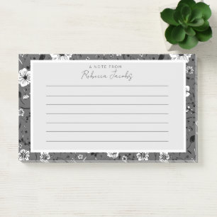 Post-it® Fleur gris