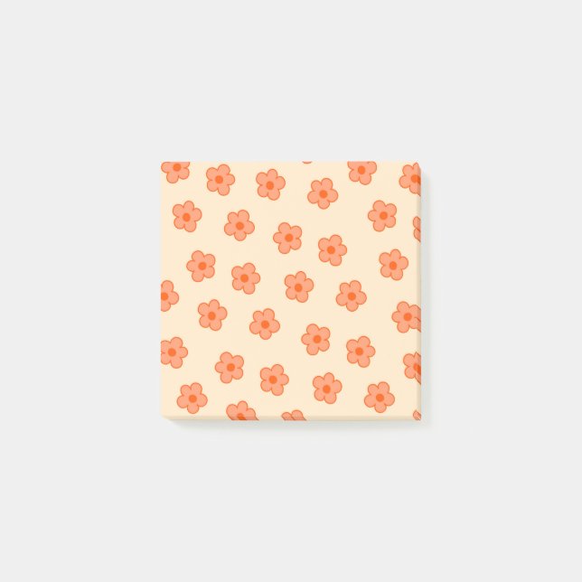 Post-it® Fleur Hippie Orange Peach Preppie (Devant)