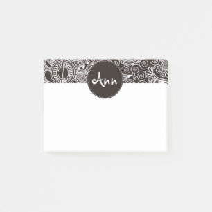 Post-it® Fleur Jungle Noir