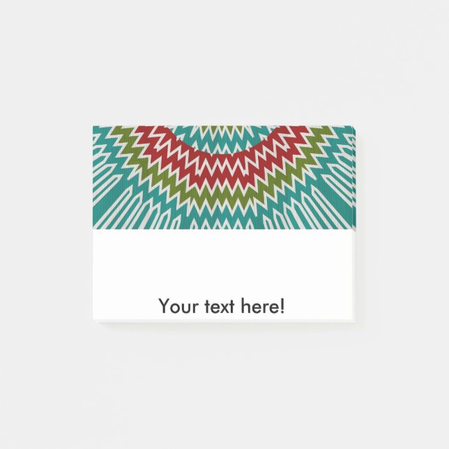 Post-it® Fleur mandalaic hypnotique (Devant)