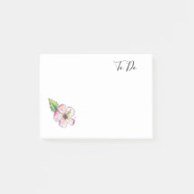 Fleur peinte à la main Conception "à faire" Notes