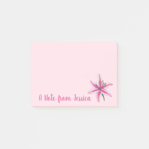 Post-it® Fleur rose Fleur Floral Jardin Fête Ressort Lys