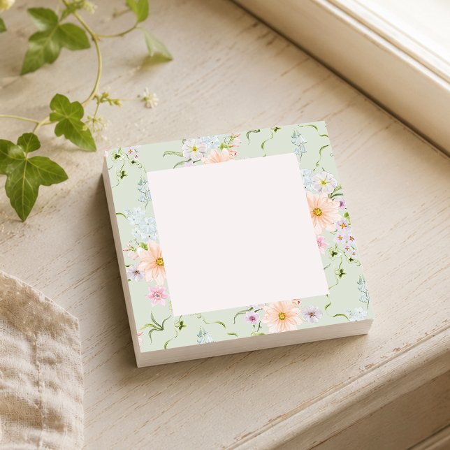Post-it® Fleur Sauvage Botanique (Créateur téléchargé)