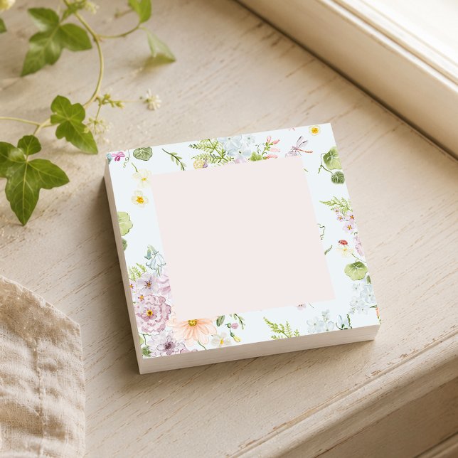 Post-it® Fleur Sauvage Botanique (Créateur téléchargé)