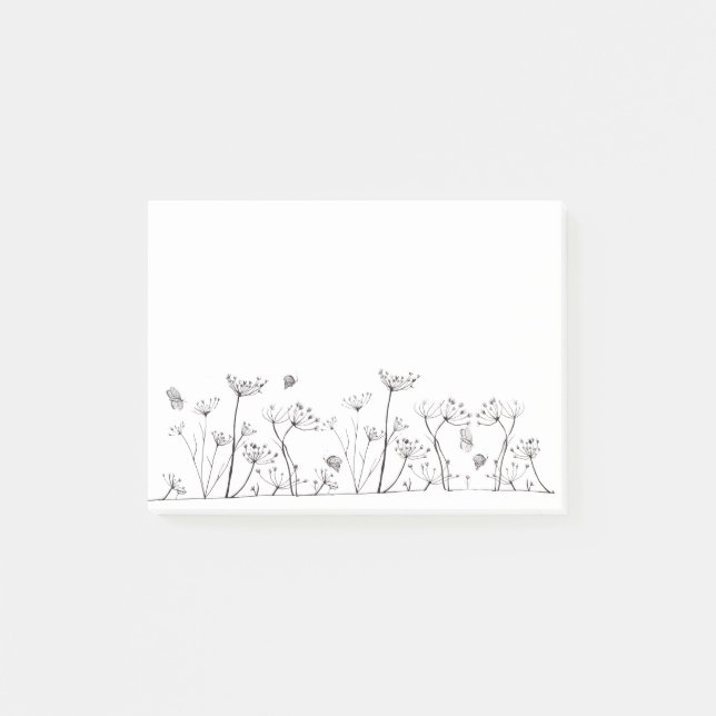 Post-it® Fleur simple (a302) (Devant)