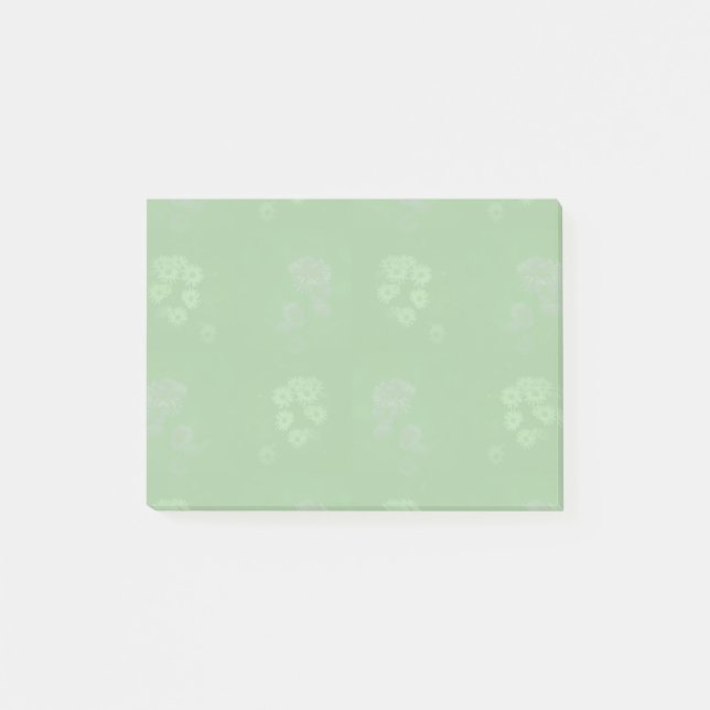 Post-it® Fleur verte (Devant)
