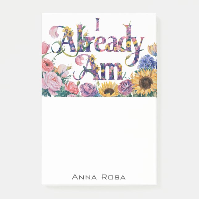 Post-it® *~* Fleurs 11 DÉJÀ AM AP85 Manifestation (Devant)