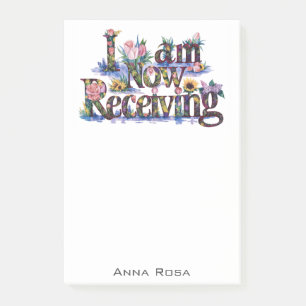 Post-it® *~* Fleurs 16 JE REÇOIS MAINTENANT LE Manifeste AP