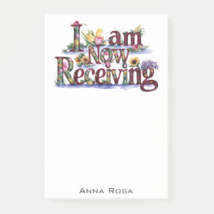 Post-it® *~* Fleurs 23 JE REÇOIS MAINTENANT L'AP85 Manifest