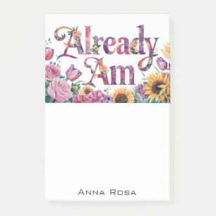 Post-it® *~* Fleurs 6 DÉJÀ AM AP85 Manifestation