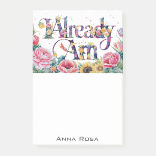 Post-it® *~* Fleurs 7 DÉJÀ AM AP85 Manifestation