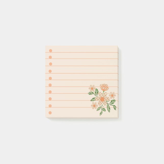 Post-it® Fleurs à effet crochet (Devant)