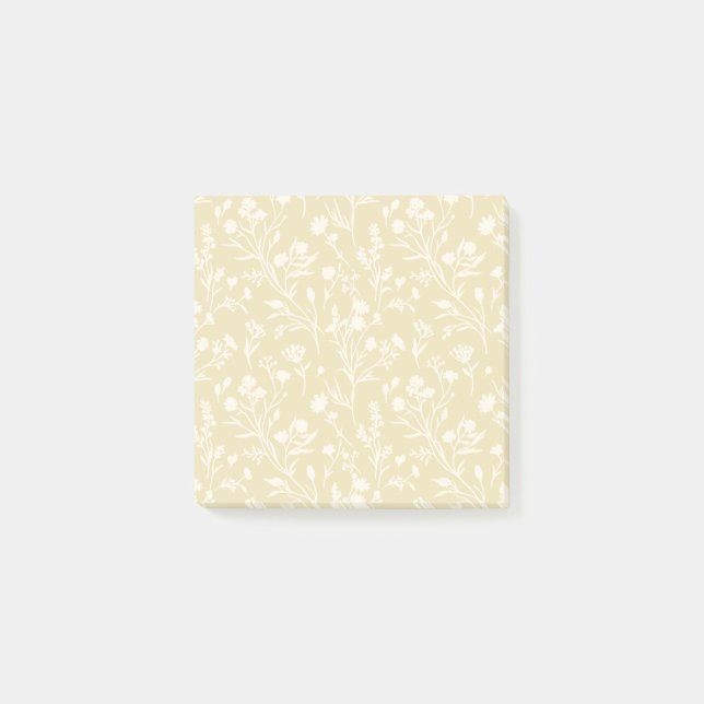 Post-it® Fleurs bruissantes Neutre - Blé doré (Devant)
