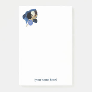 Post-it® Fleurs côtières bleues Japandi pour toutes occasio