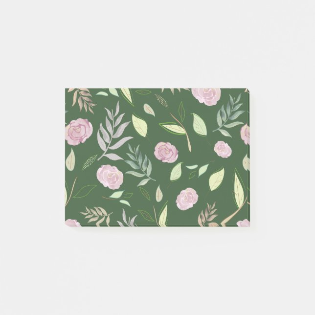 Post-it® Fleurs d'aquarelle festive 8 (Devant)