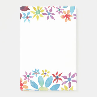 Post-it® Fleurs de couleur d'eau
