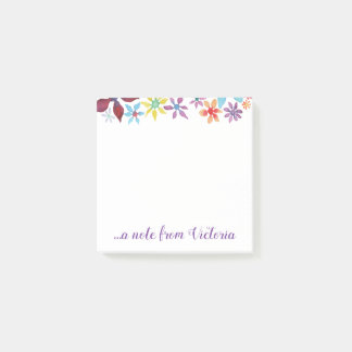 Post-it® Fleurs de couleur d'eau