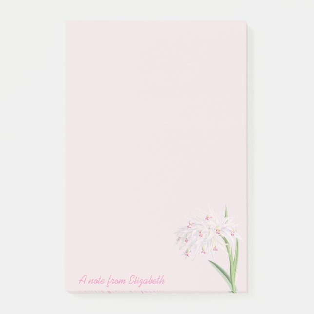 Post-it® Fleurs de fille tendance - Personnalisé (Devant)