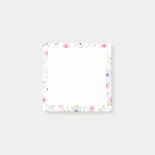 Post-it® Fleurs de Jardin fraîches - (Devant)