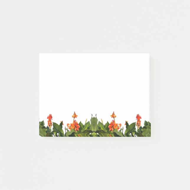 Post-it® Fleurs De Lys Oranges Dans Un Jardin (Devant)