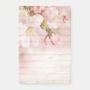 Post-it® Fleurs de pomme rose et blanche