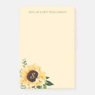 Post-it® Fleurs de soleil et Fleur sauvage de Bohême