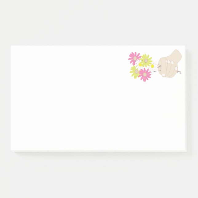 Post-it® fleurs des mains (Devant)