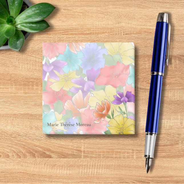 Post-it® Fleurs Élégantes (Créateur téléchargé)