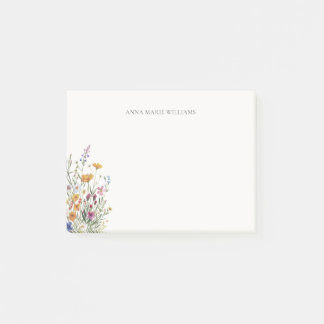 Post-it® Fleurs Élégantes Personnalisées 