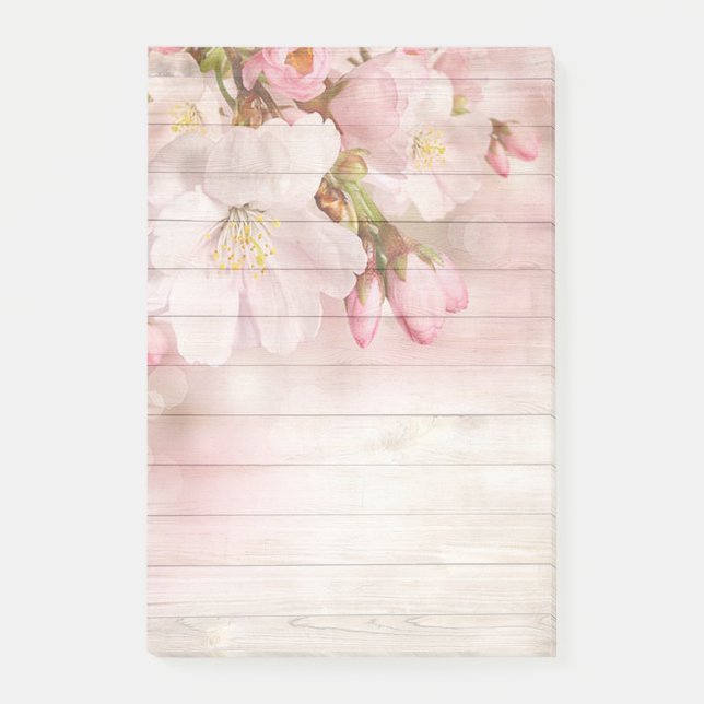 Post-it® Fleurs et grains de bois (Devant)