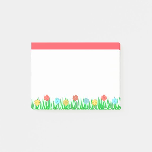 Post-it® Fleurs et herbe (Devant)