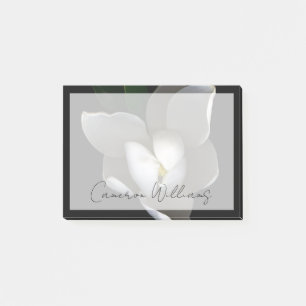 Post-it® Fleurs Fleur de Magnolia blanc unique